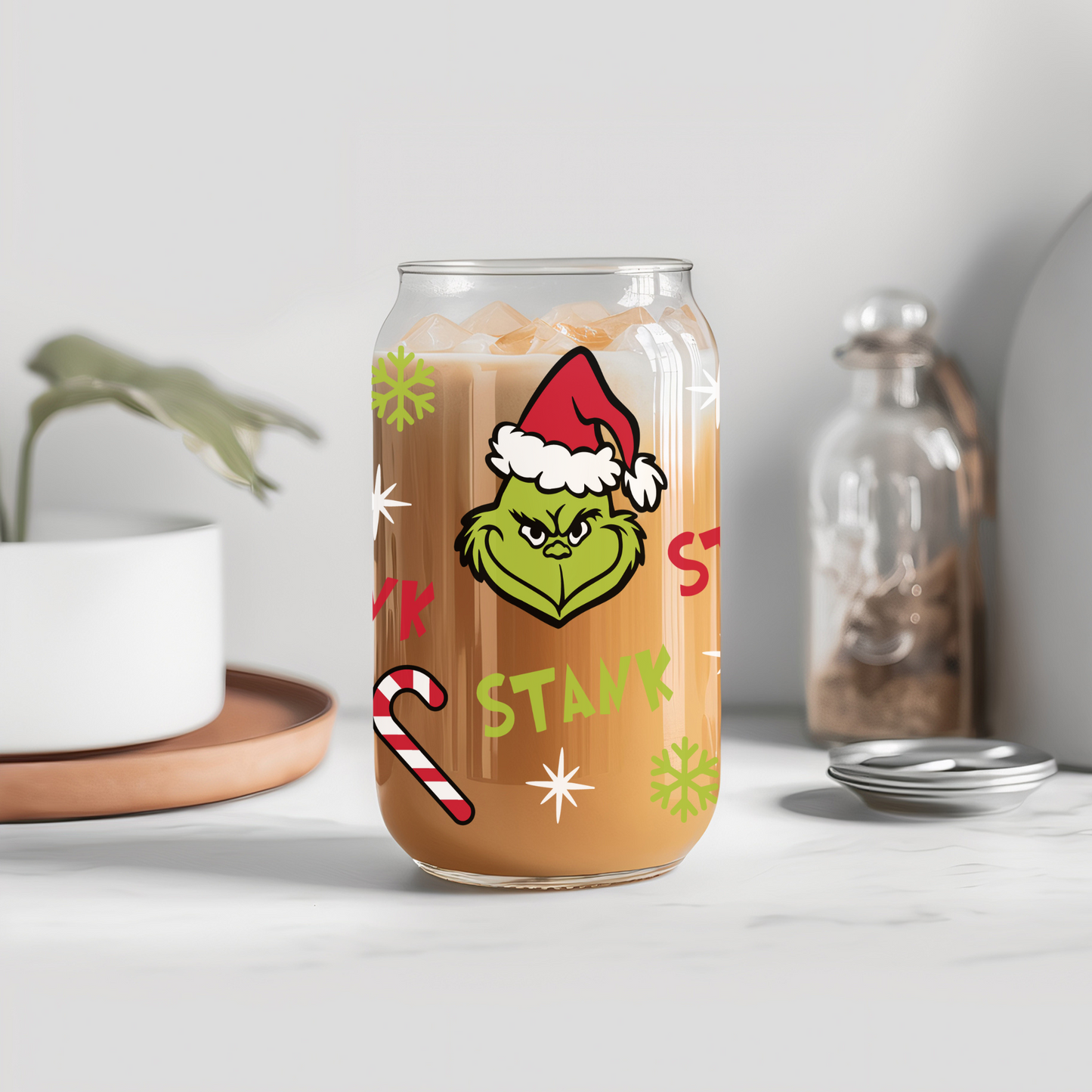 16oz Libbey Can Glass -Stink Stank Stunk Colour Changing