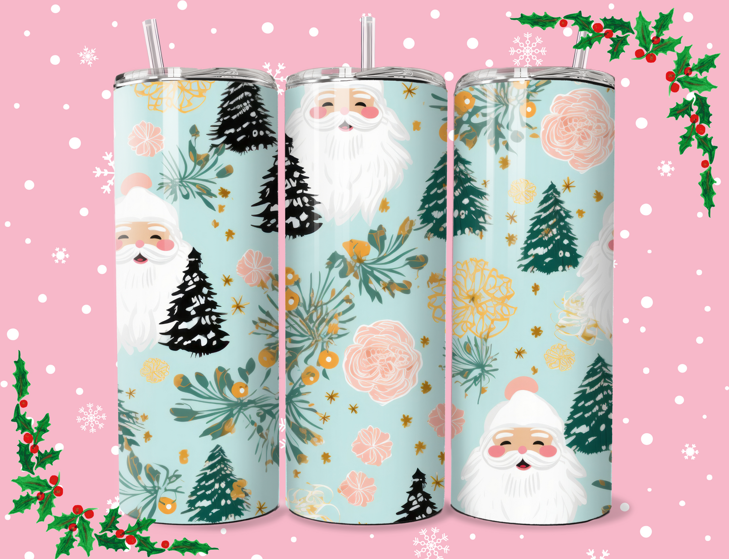 20oz Santa Baby Tumbler