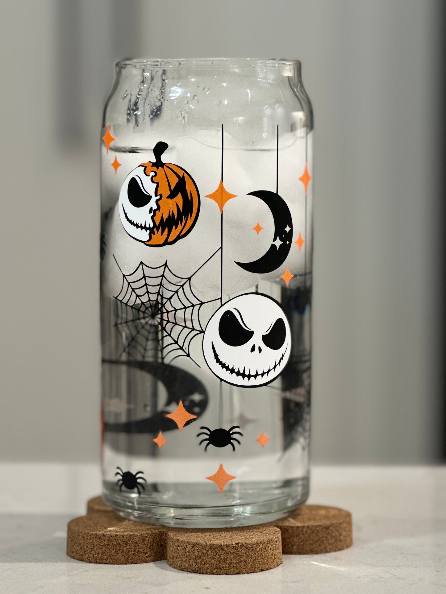 20oz Libbey Glass - Jack Skellington