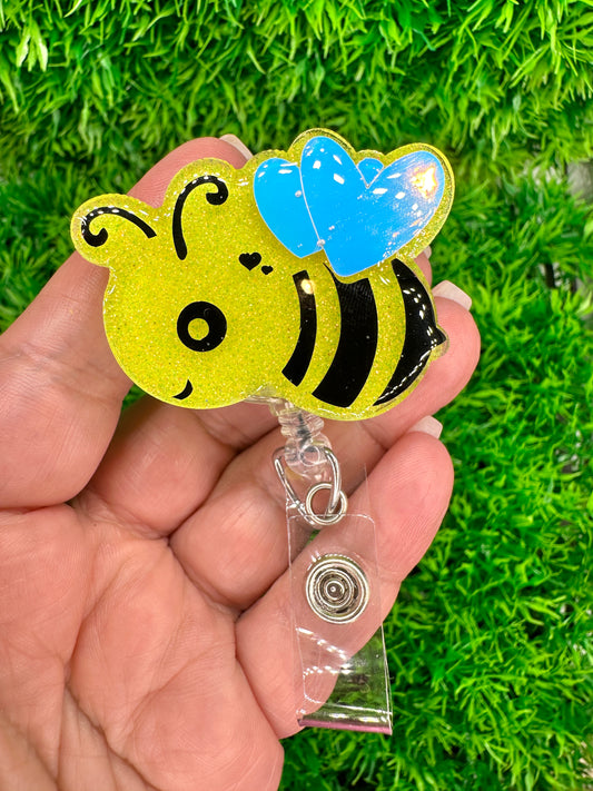 Bee Acrylic Badge Reel