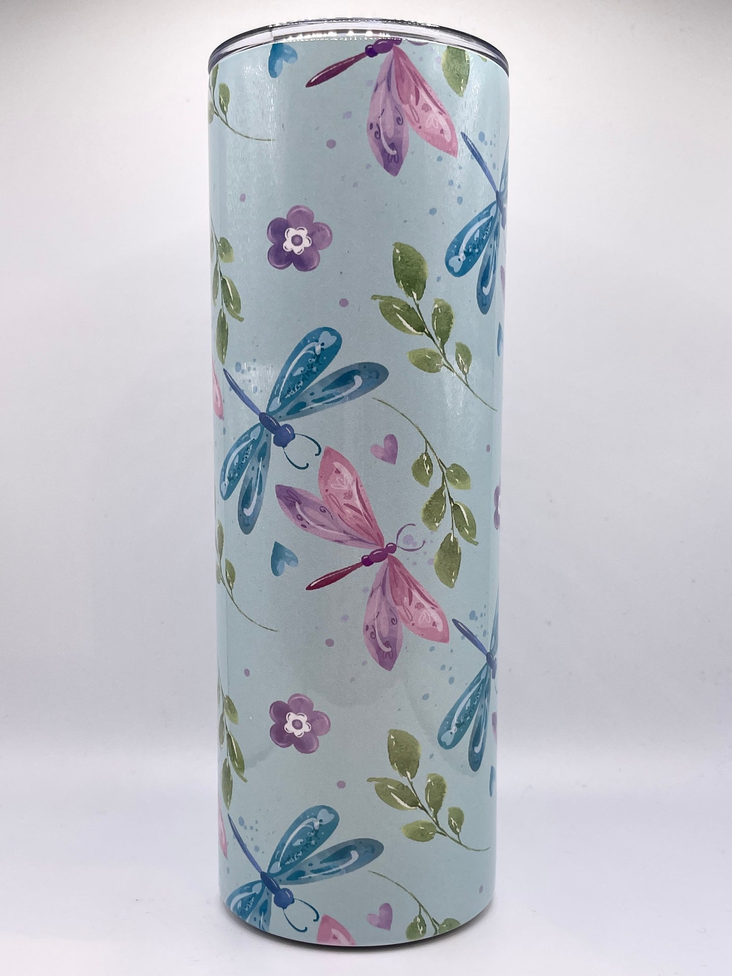 20oz Tumbler - Pastel Dragon Flies