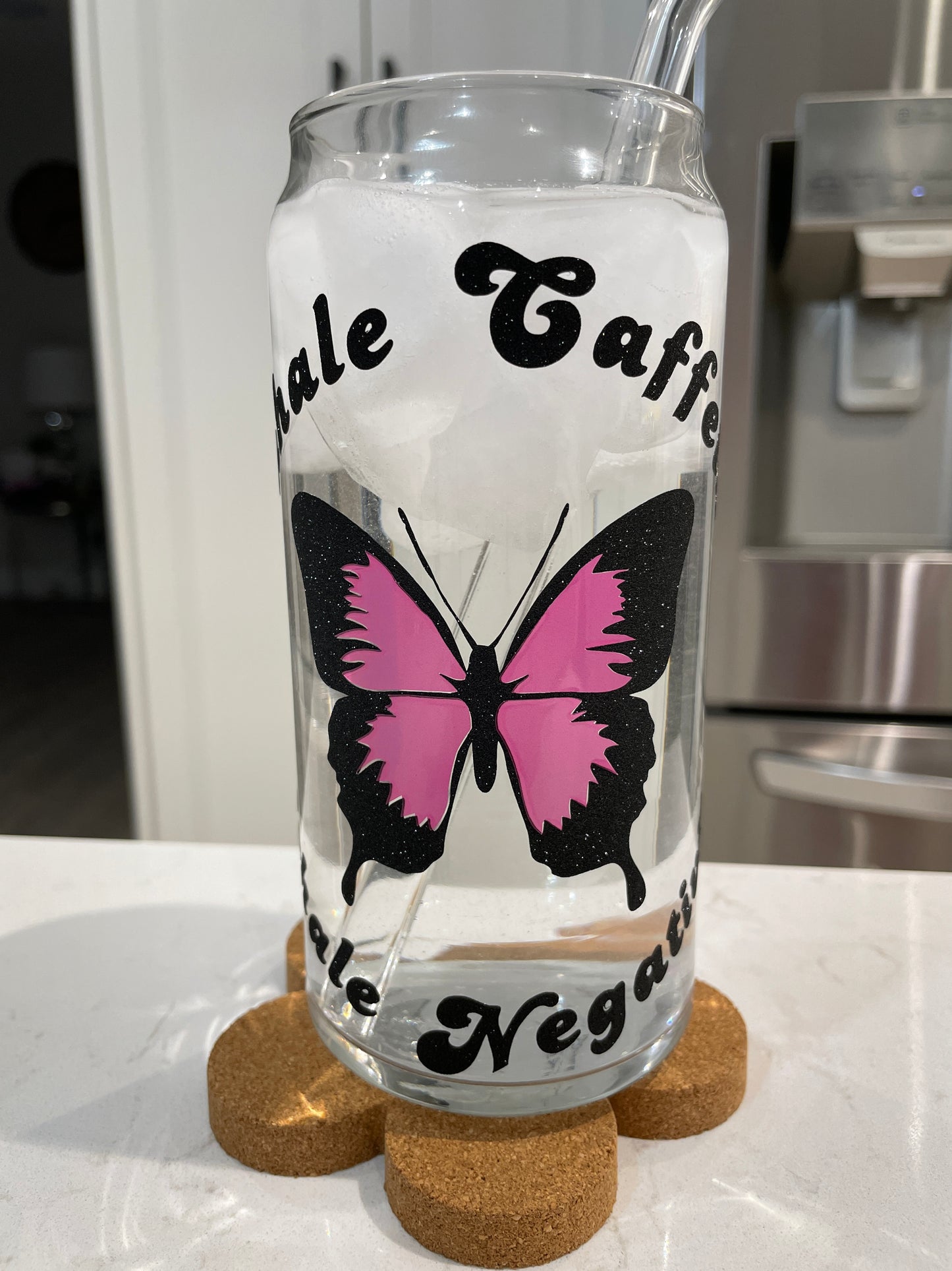 Libbey Glass - Inhale Coffee Exhale Negativity