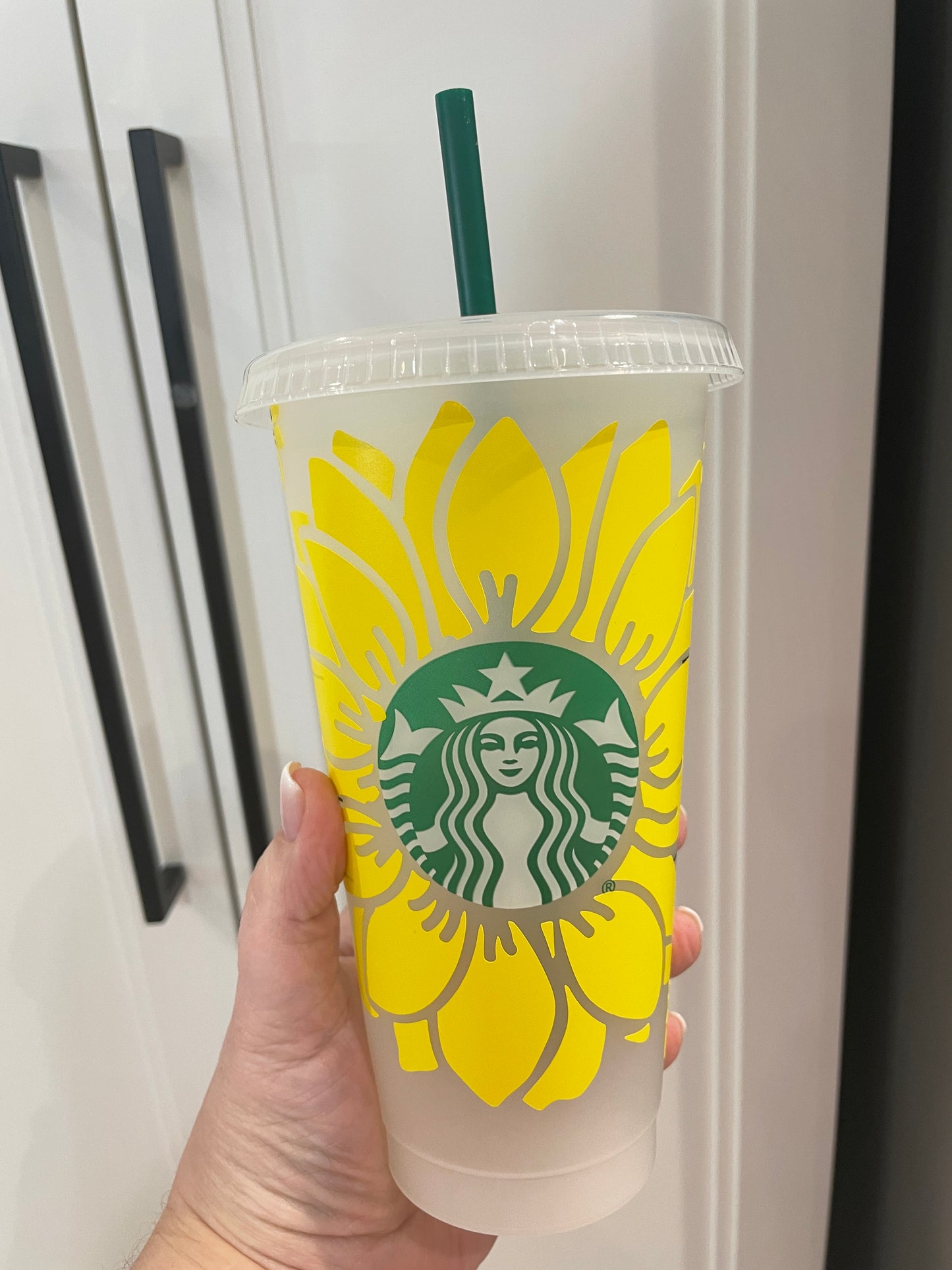 24oz Cold Cup - Sunflowers Summer Vibes