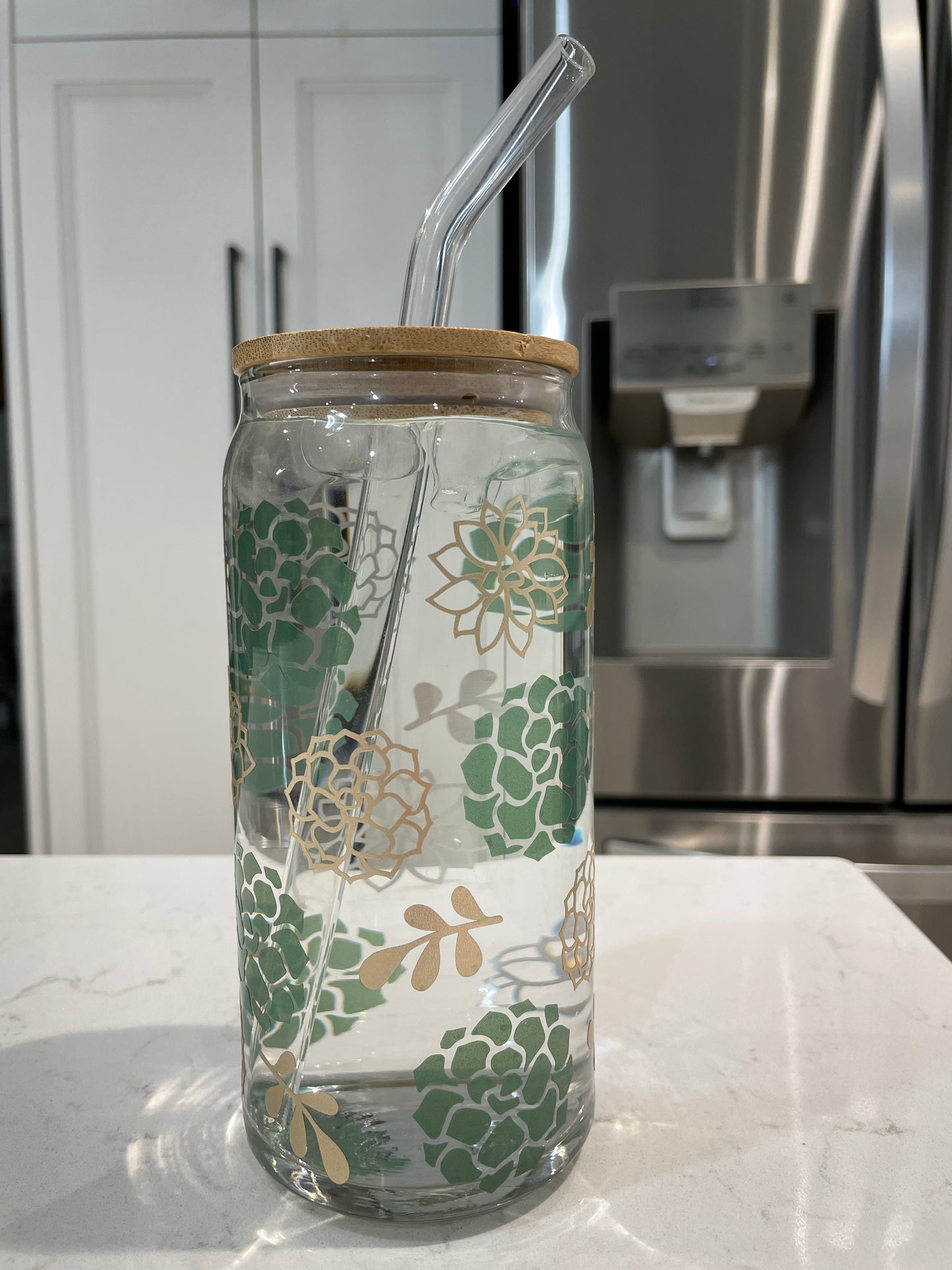 20 oz Libbey Glass - Succulent (Cold Colour Changing)