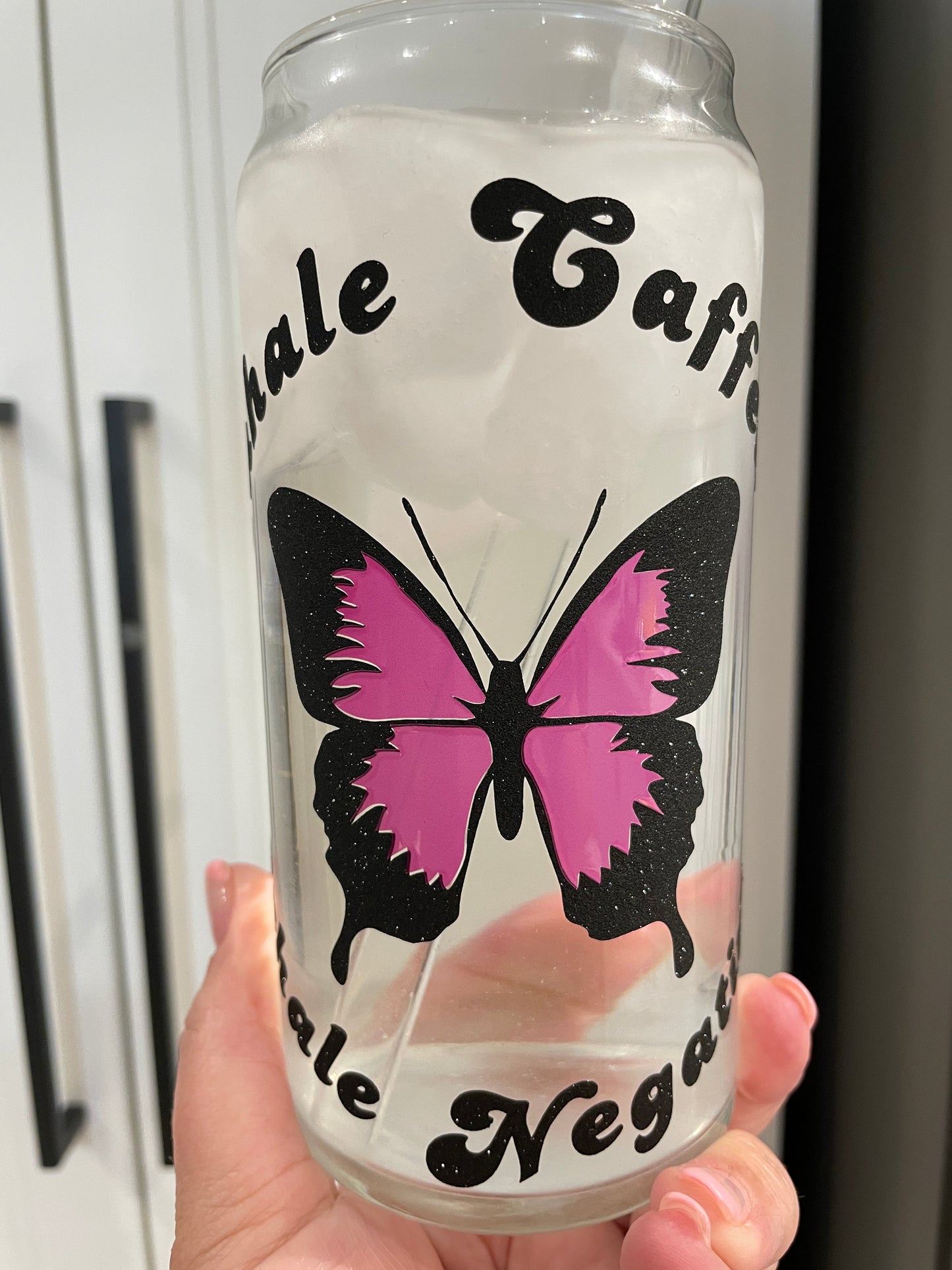 Libbey Glass - Inhale Coffee Exhale Negativity