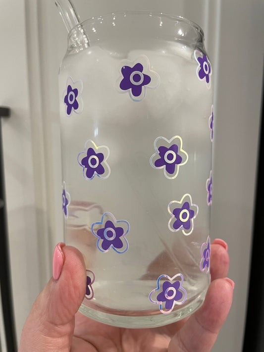 16oz Cold Colour Changing Tiny Flowers - Print Paper and Co