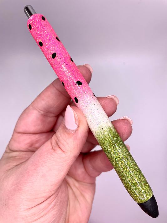 Watermelon Glitter Pen