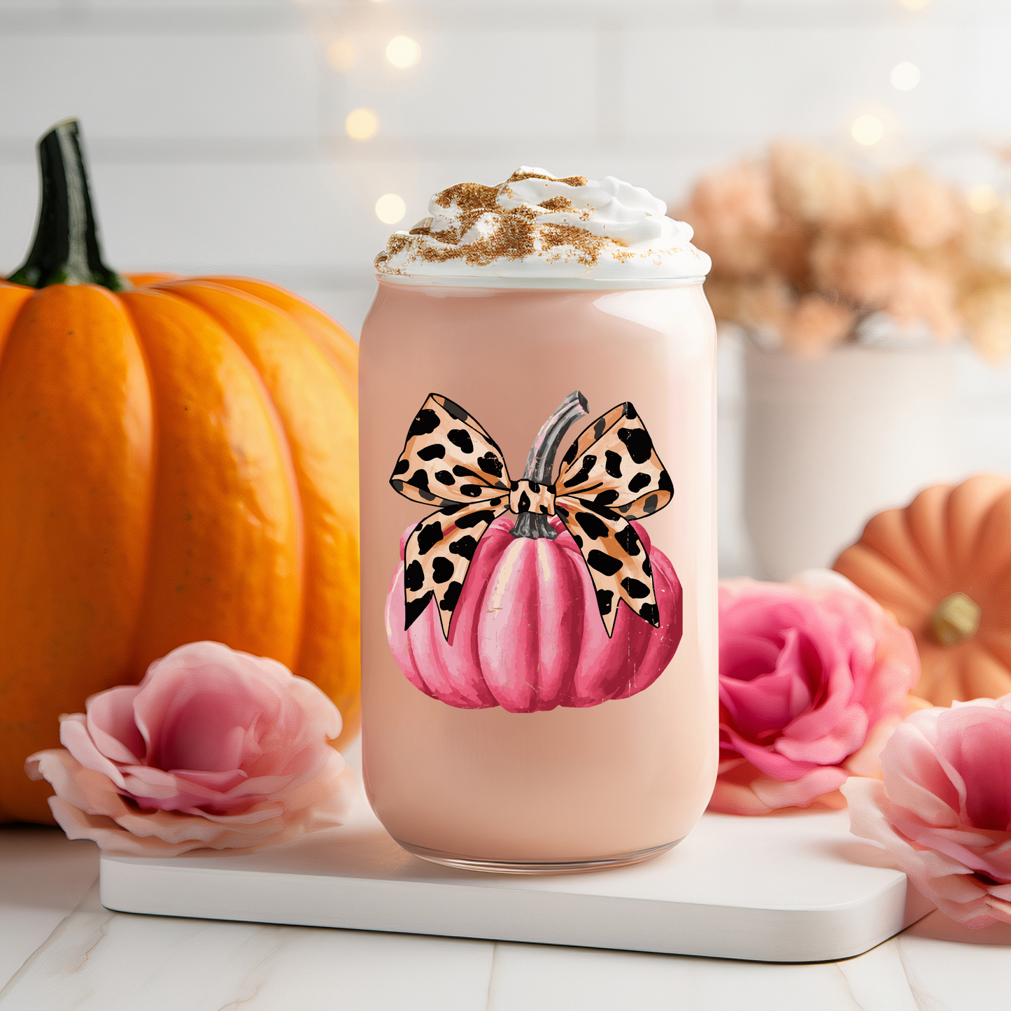 16oz Leopard Pumpkin (Double Sided)