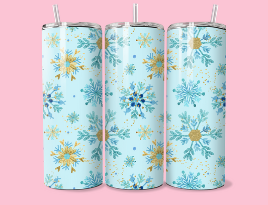 20oz Cold Snowflake Tumbler