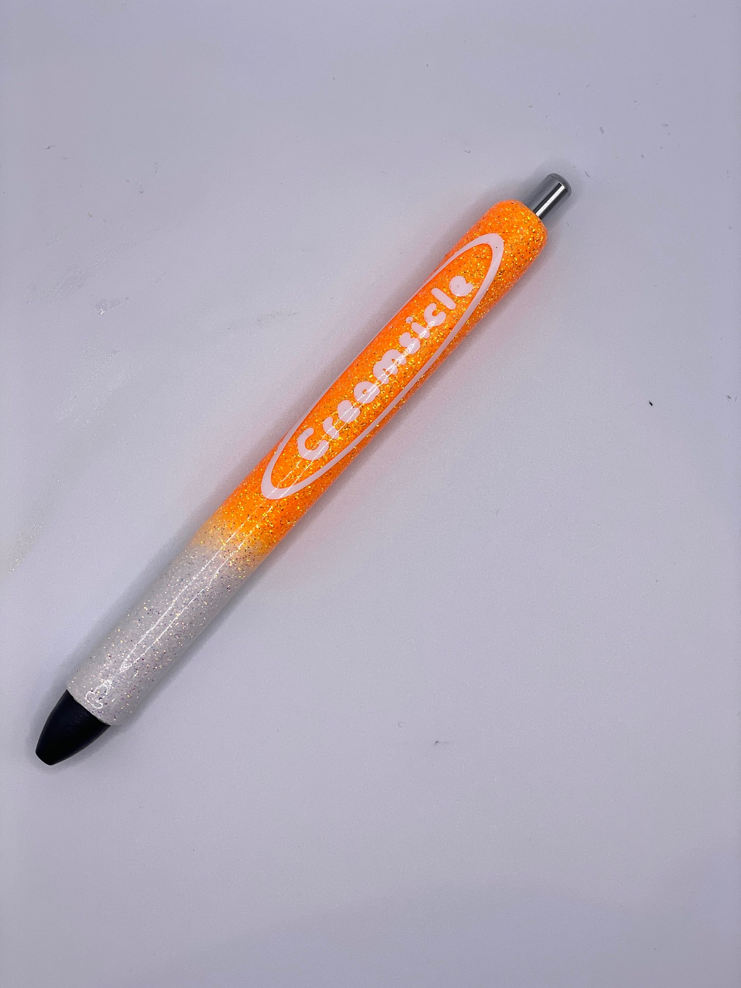 Orange Creamsicle Glitter Pen