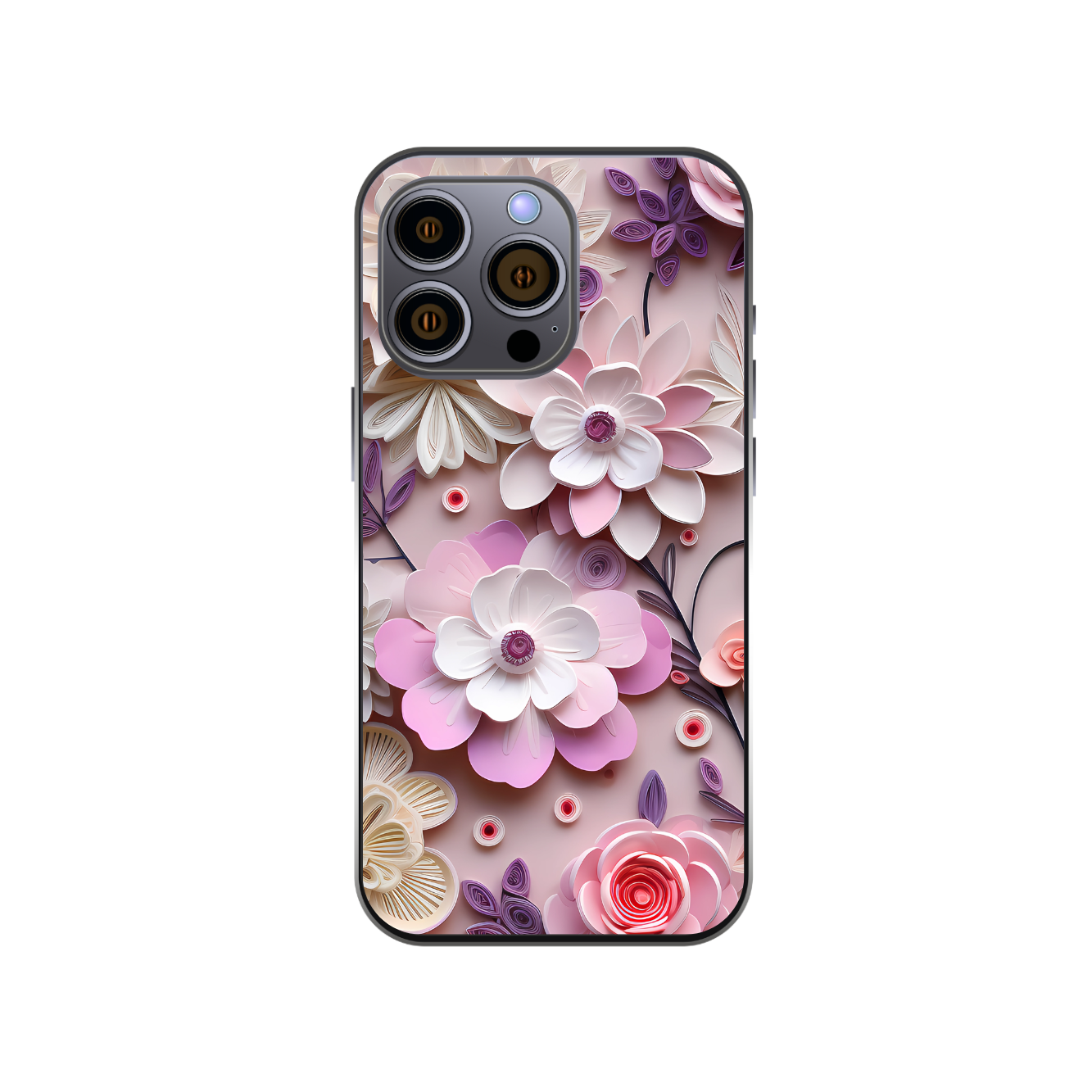 3D Florals Phone Case