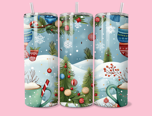 20oz Holiday Scene Tumbler