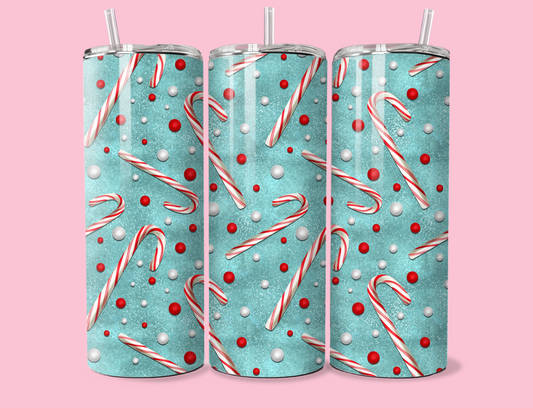 20oz Candy Cane Tumbler