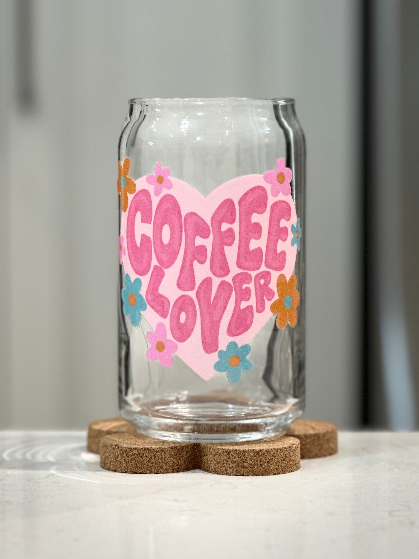Coffee Lover - 16oz Can Glass