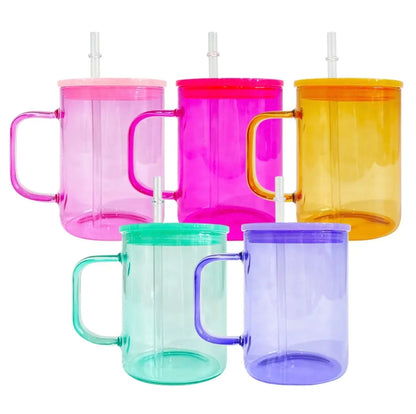 17oz Jelly Glass Mug (No Design)