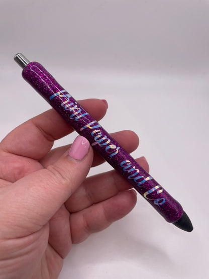 Personalized Glitter Pens (Single Colour)