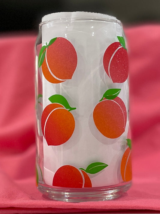 16oz Libbey Glass - Peaches