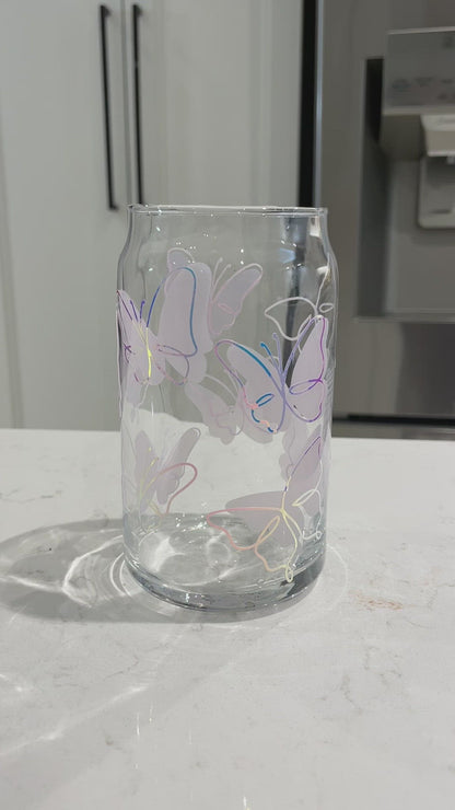 Libbey Glass - Colour Changing Butterflies