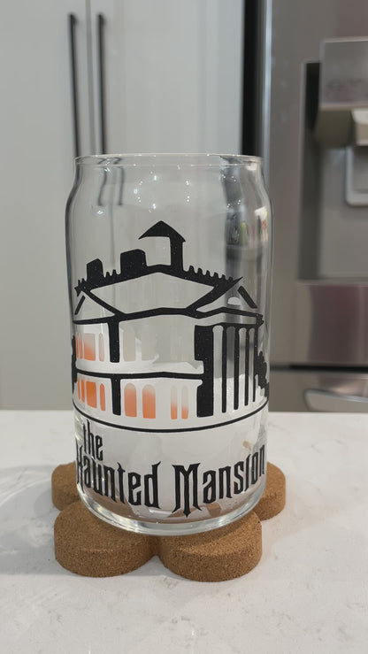 Discontinued - 16oz Libbey Can Glass - The Haunted Mansion