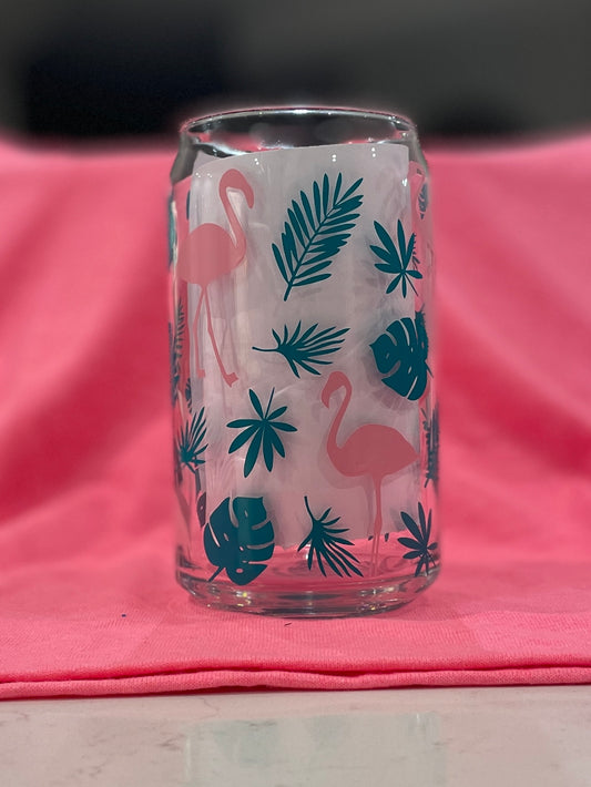 16oz Libbey Glass - Flamingo