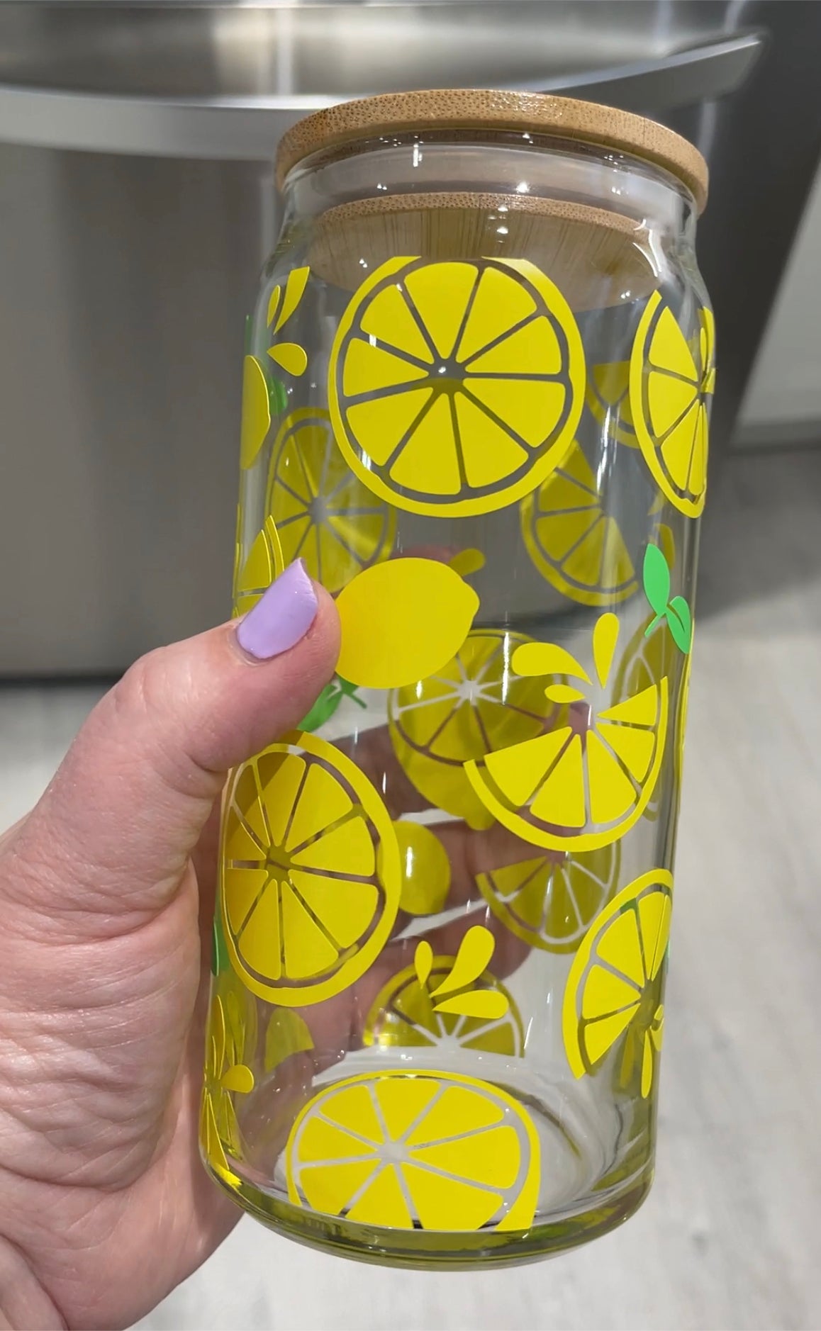 20oz Libbey Glass- Lemons