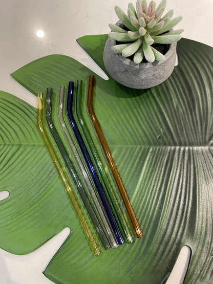 Coloured Glass Straws for 20oz Beer Can Glass