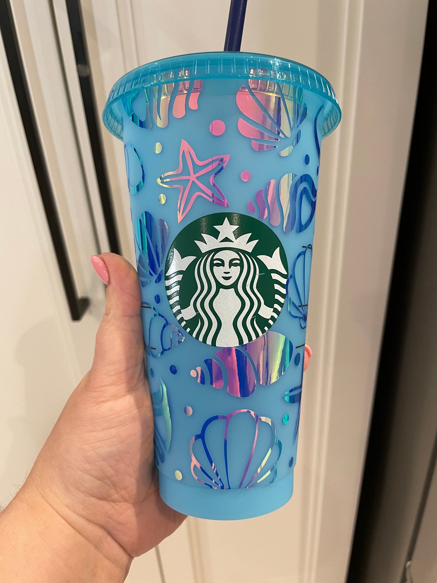 SAMPLE - Limited Edition!! 24oz UV Changing Cold Cup - Sea Shells