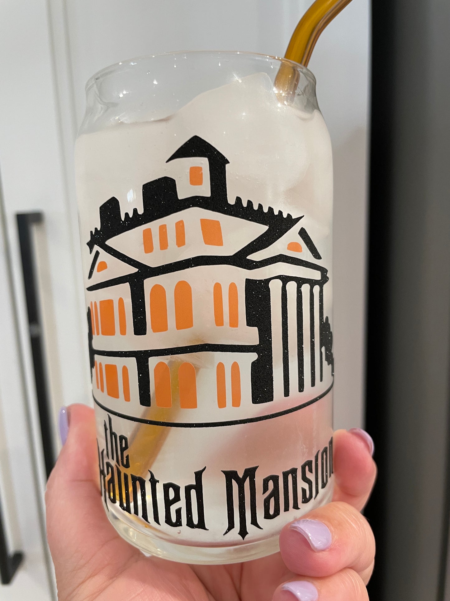 Discontinued - 16oz Libbey Can Glass - The Haunted Mansion