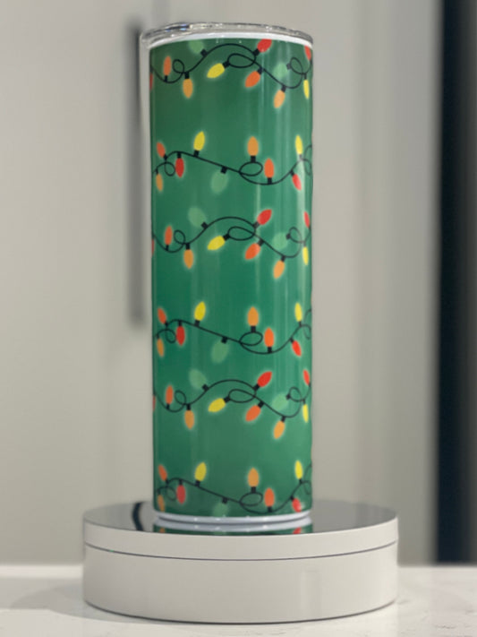 Discontinued - 20oz Tumbler - Christmas Lights
