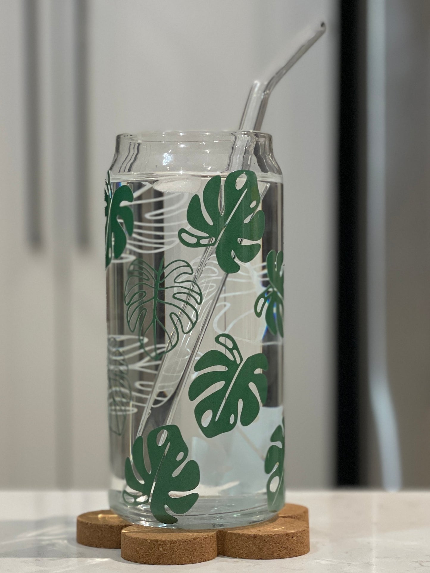 Monstera Libbey Glass - 16 and 20oz (Colour Changing)