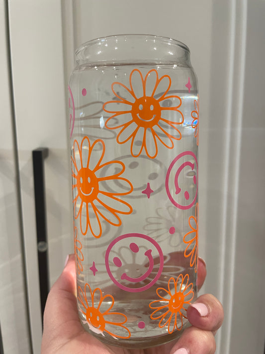 20 oz Libbey Glass - All Smilies (Colour Changing)