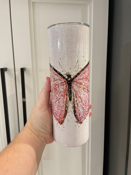 20oz Tumbler - Butterfly