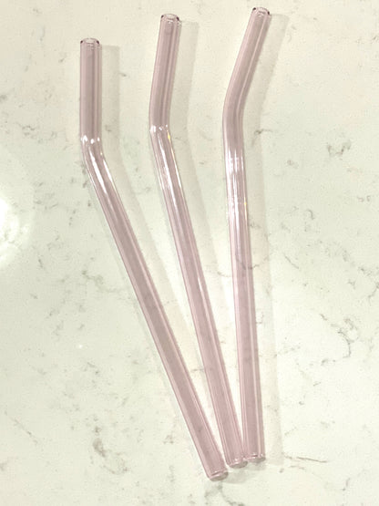 Coloured Glass Straws for 16oz Beer Can Glass