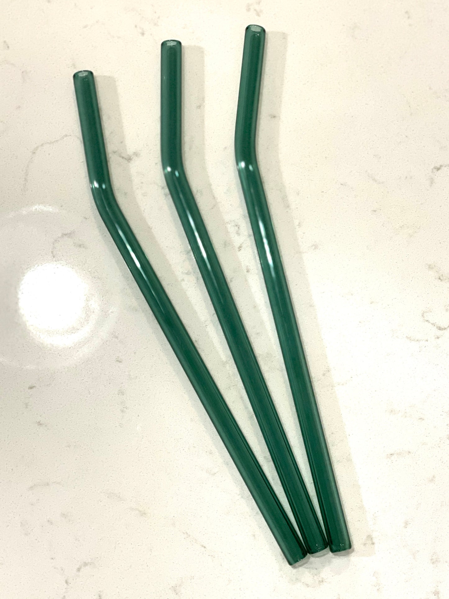 Coloured Glass Straws for 16oz Beer Can Glass