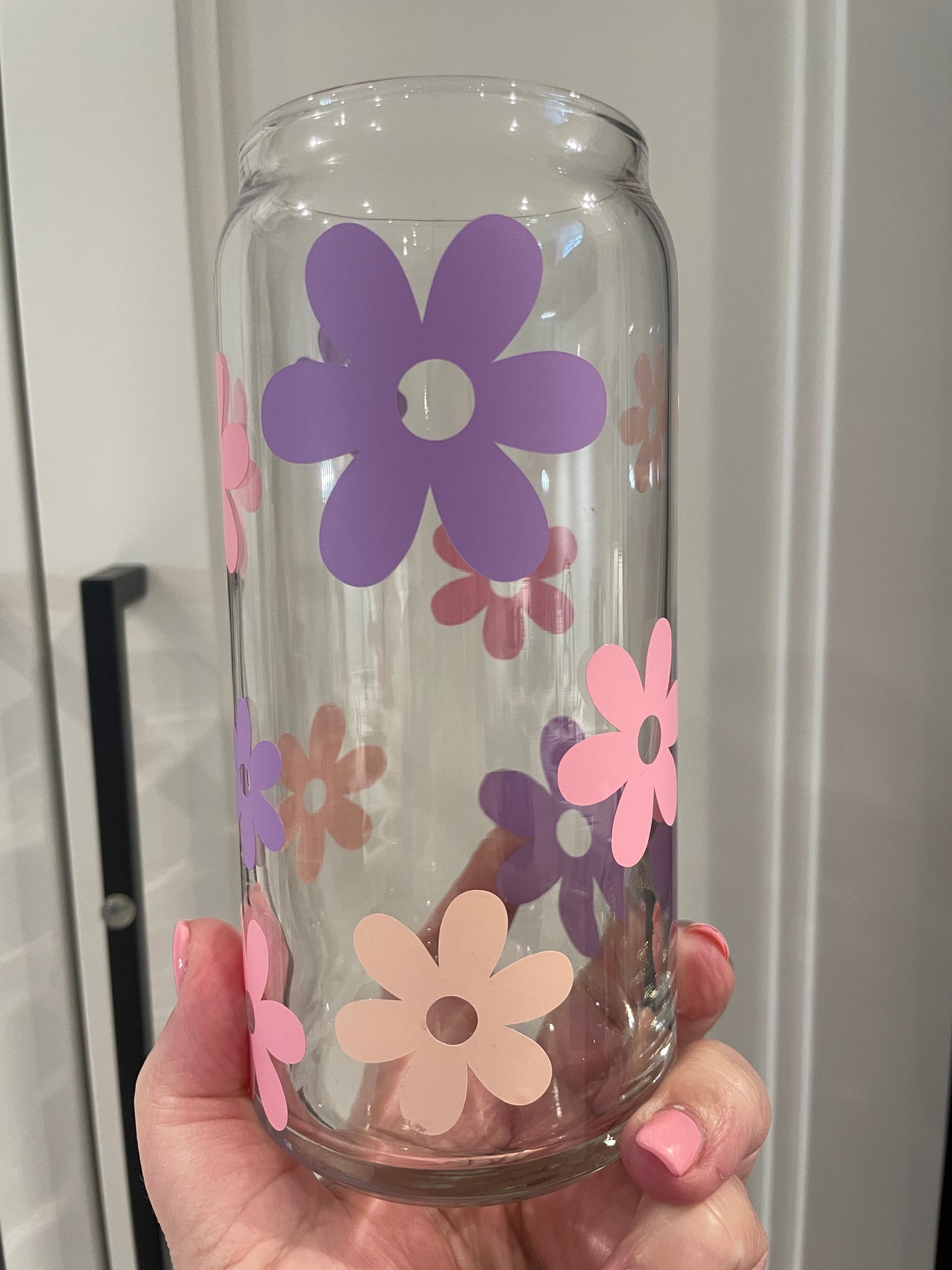 20oz Libbey Glass - Boho Flowers