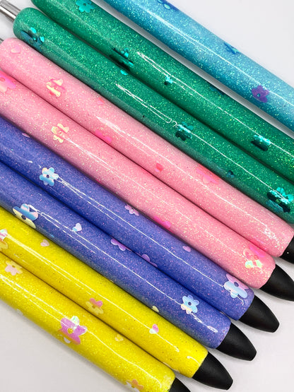 Spring Glitter Pens