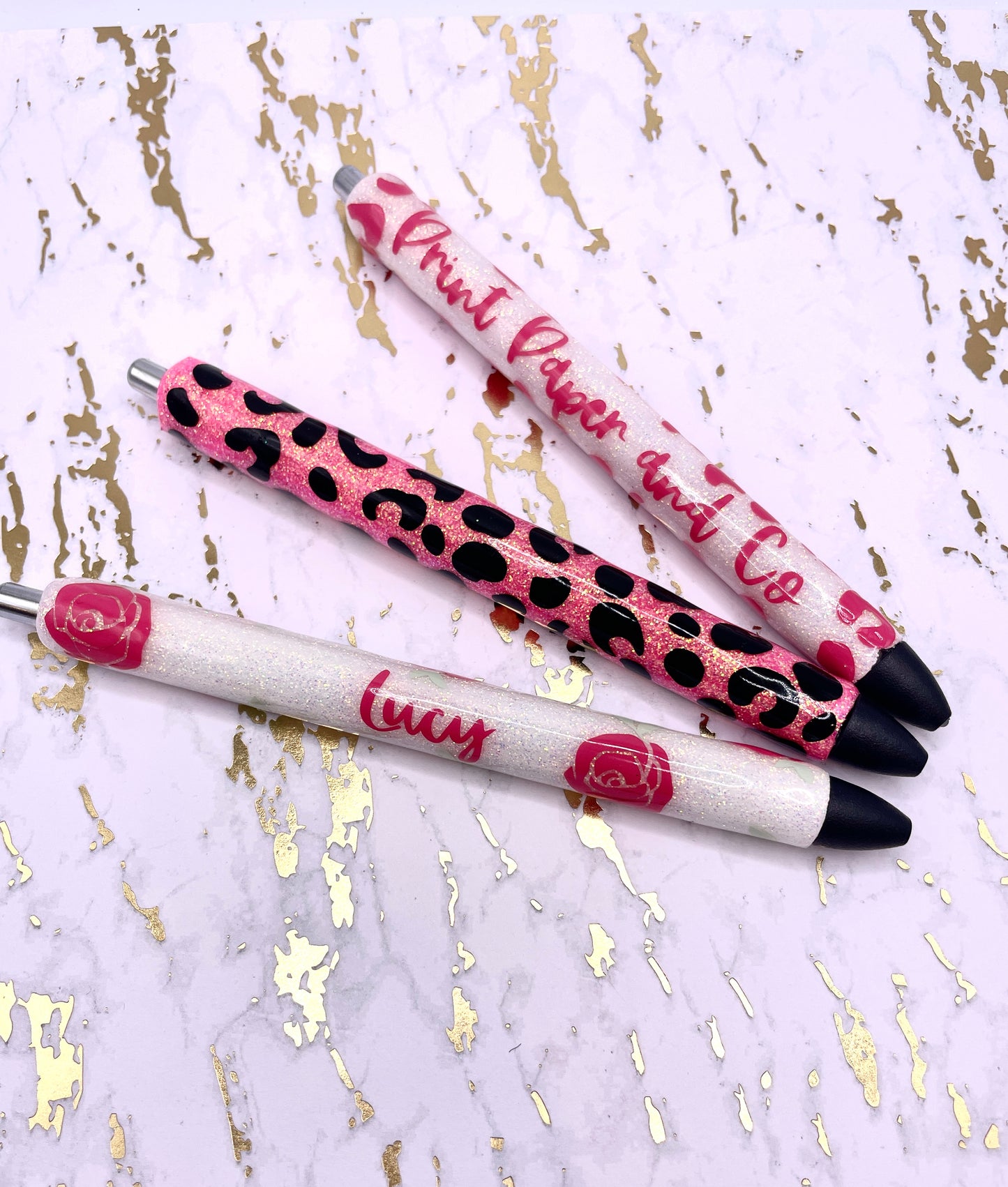 Mother's Day Personalized Glitter Pens